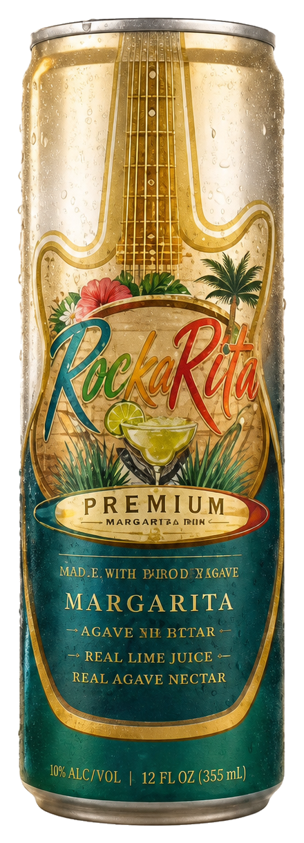 RockaRita premium margarita mix can